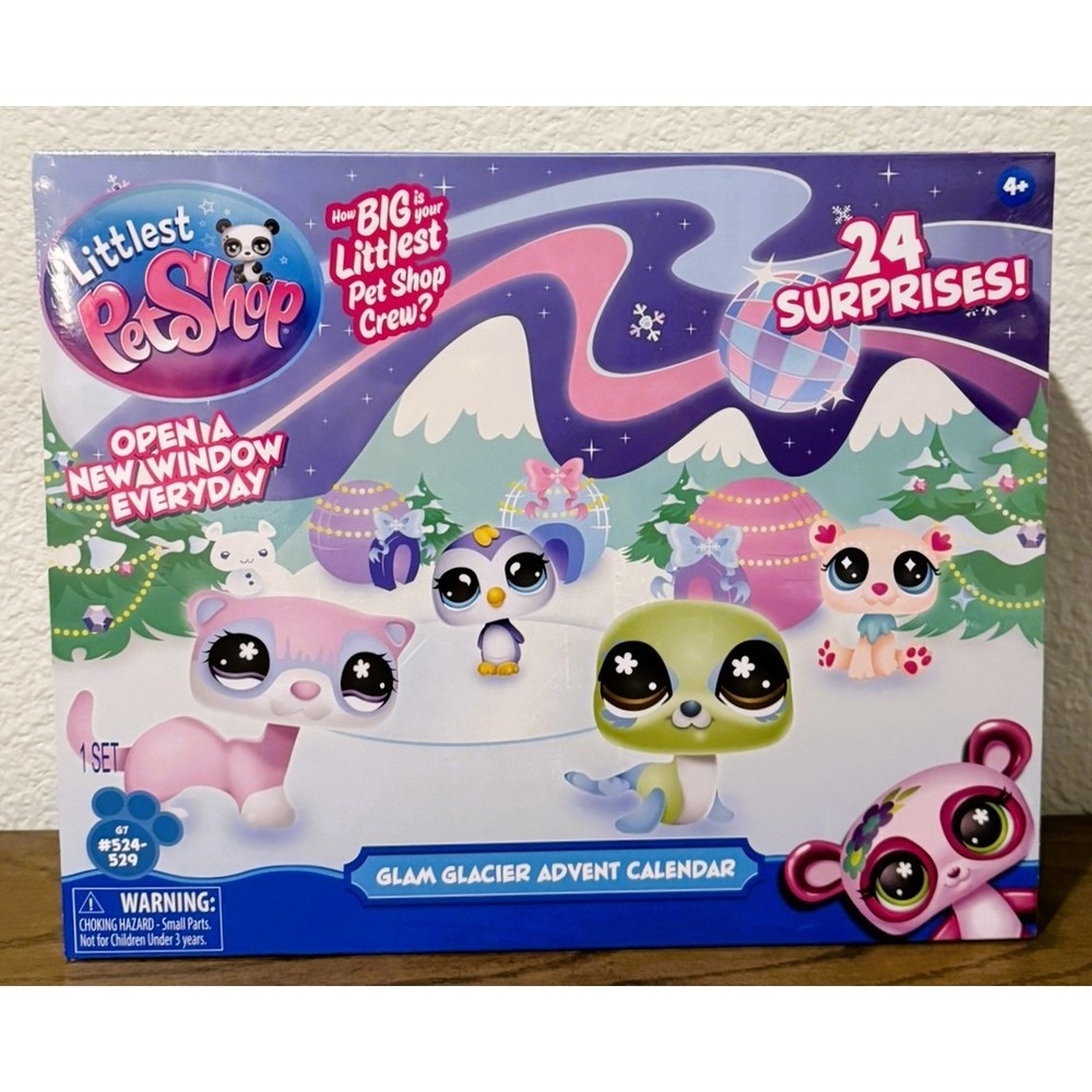 Littlest Pet Shop Glam Glacier Advent Calendar 2026 24 Surprises LPS NEW